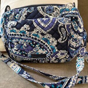 Vera Bradley Carson Mini Shoulder Bag, Deep Night Paisley